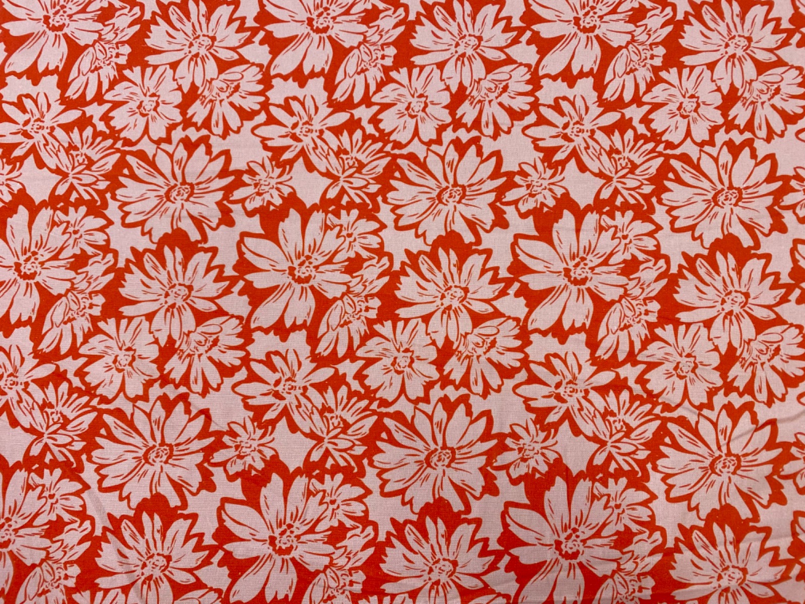 i502 Floral Sketch Linen Pink