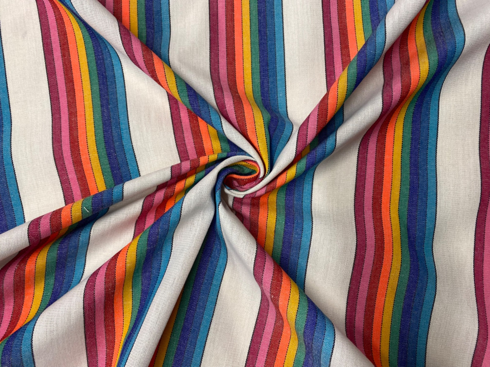 W50 Woven Rainbow Stripe Multi