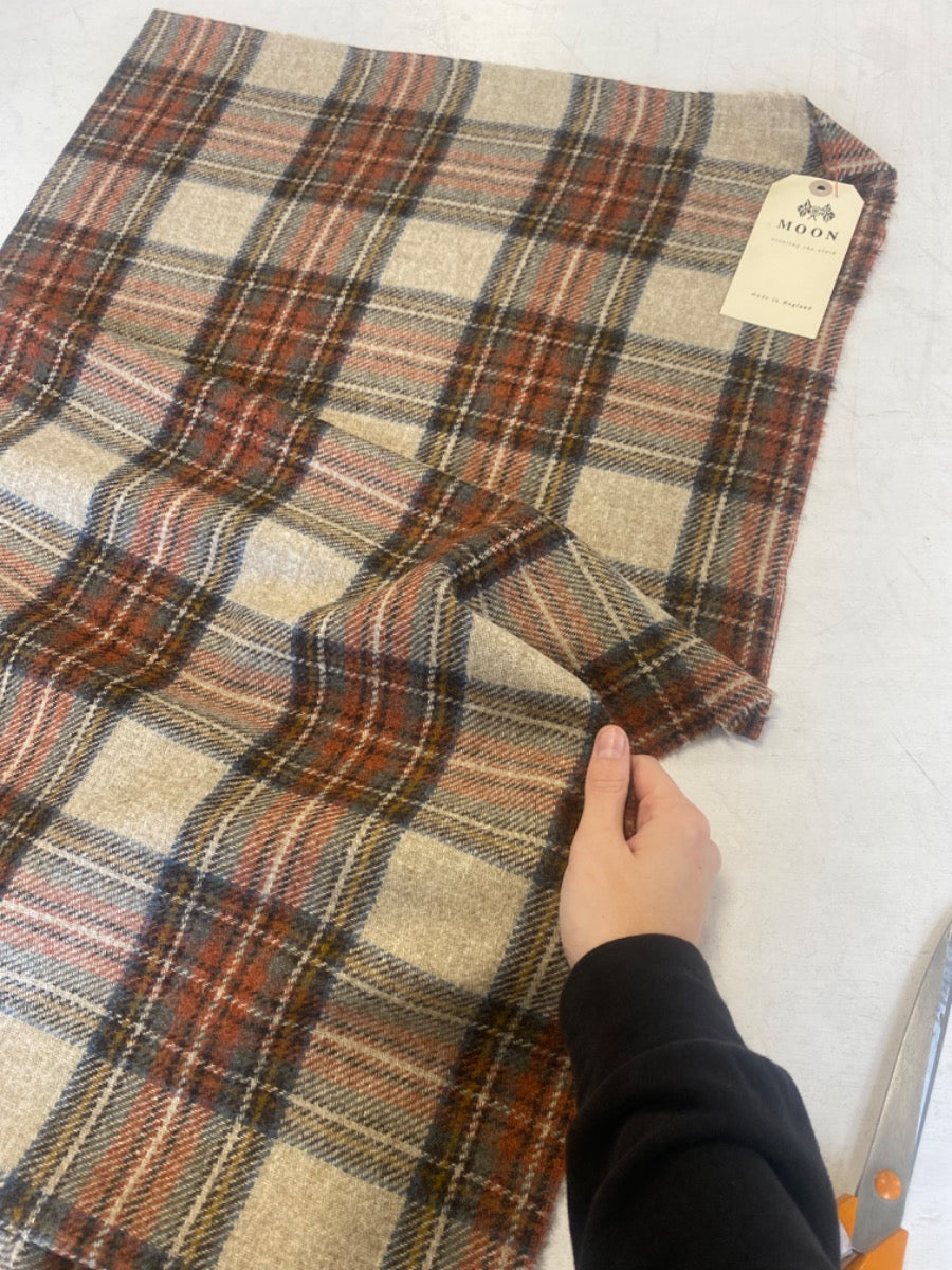 Abraham Moon wool Stewart Dress Antique Tartan Tex Ex 2860