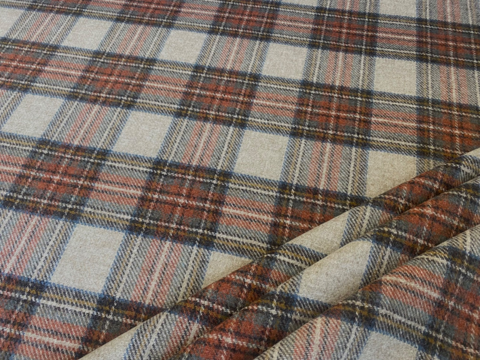 Abraham Moon wool Stewart Dress Antique Tartan Tex Ex 2860