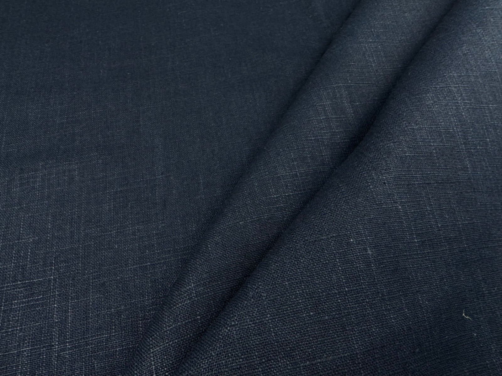 Natural Ramie Linen Look Navy C795