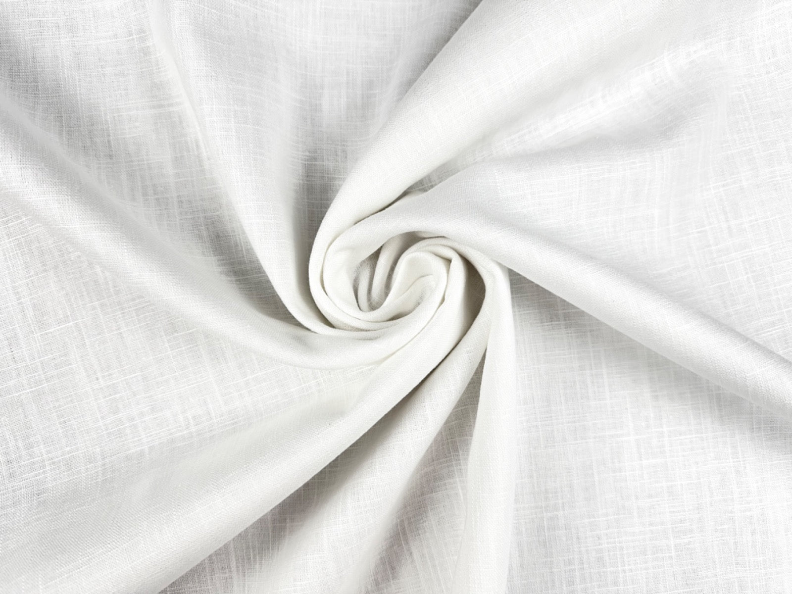 Natural Ramie Linen Look White C794