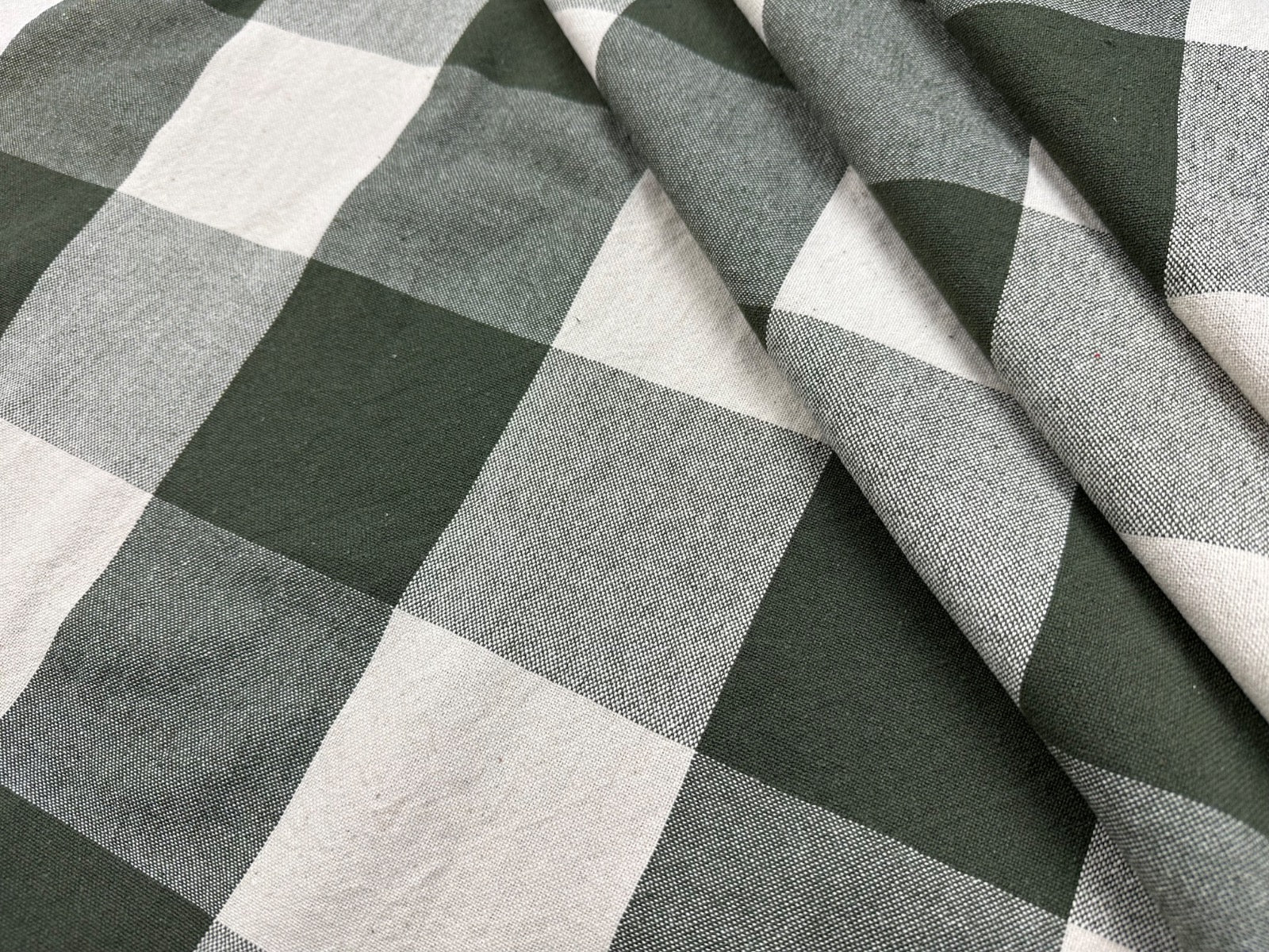 H395 Rustic Giant Gingham Khaki