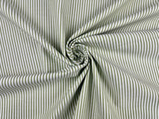C809 Woven Cotton Stripe Green