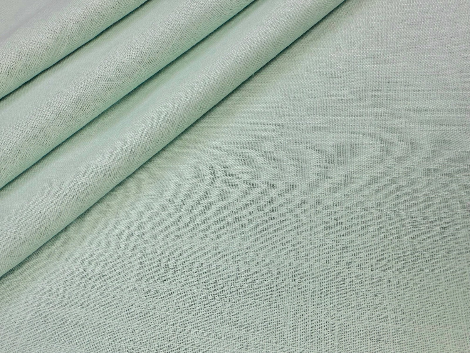 Natural Ramie Linen Look Seaspray C796
