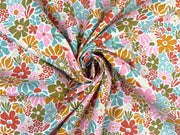 H398 Daisy Autumn Cotton Multi