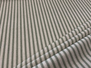 S280 Forest Green Rustic Country Ticking Stripe 