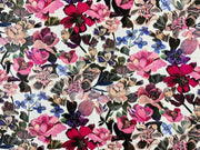 C801 Eden Floral Viscose Linen