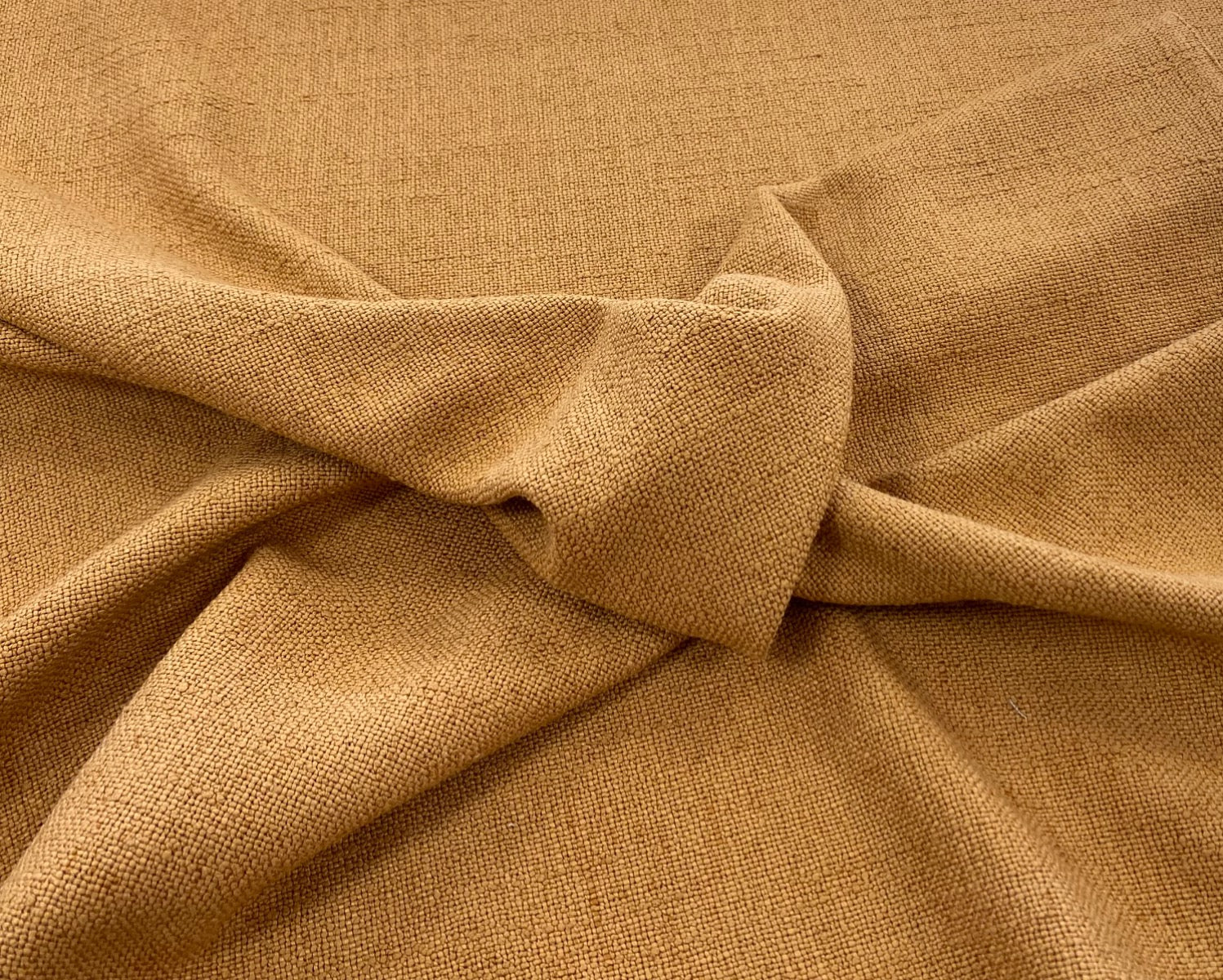 H349 Normandy Chunky Weave Mustard