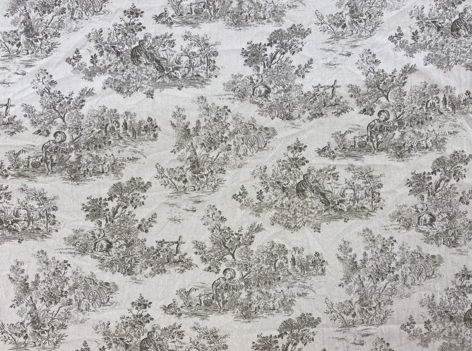 H397 Rustic Toile Natural