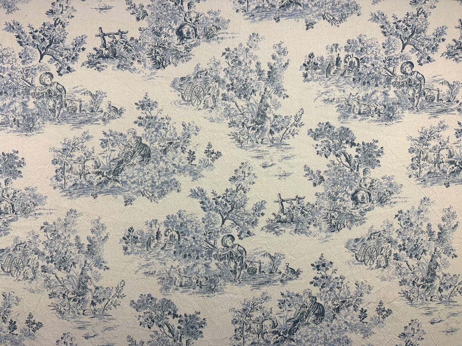 Rustic Toile Navy H412