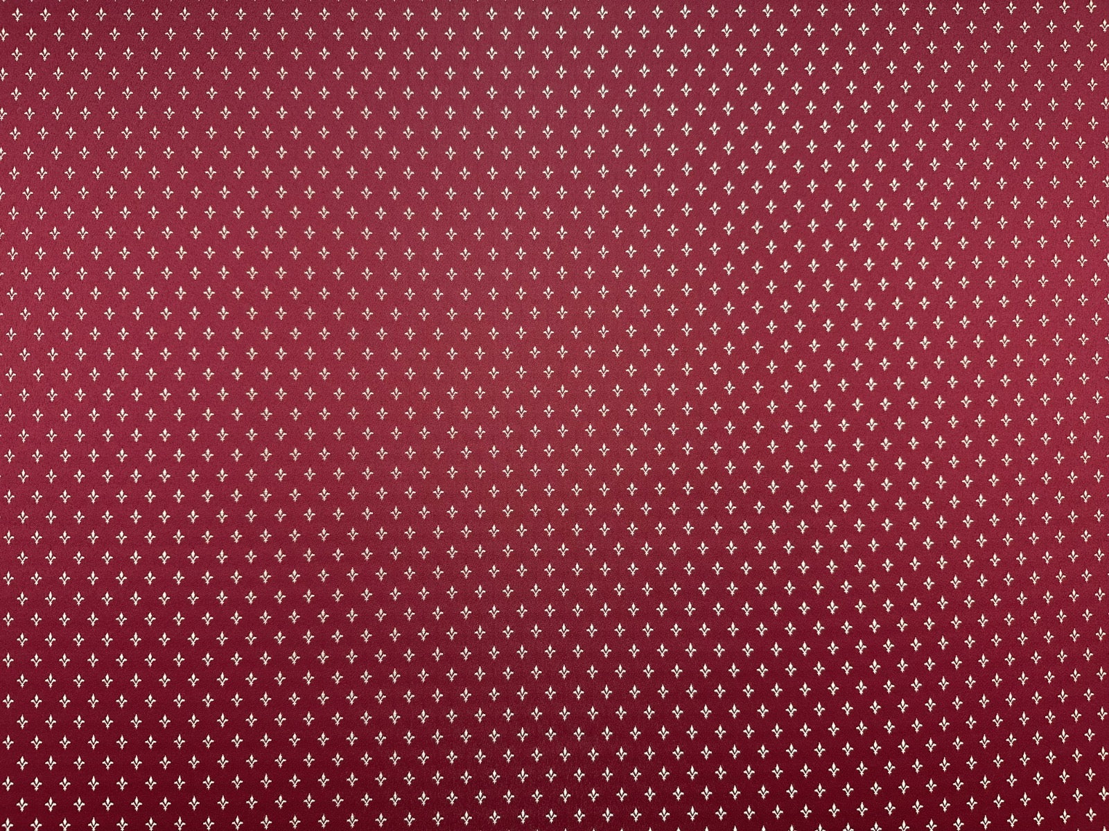 Fleur De Lys Jacquard Red H410