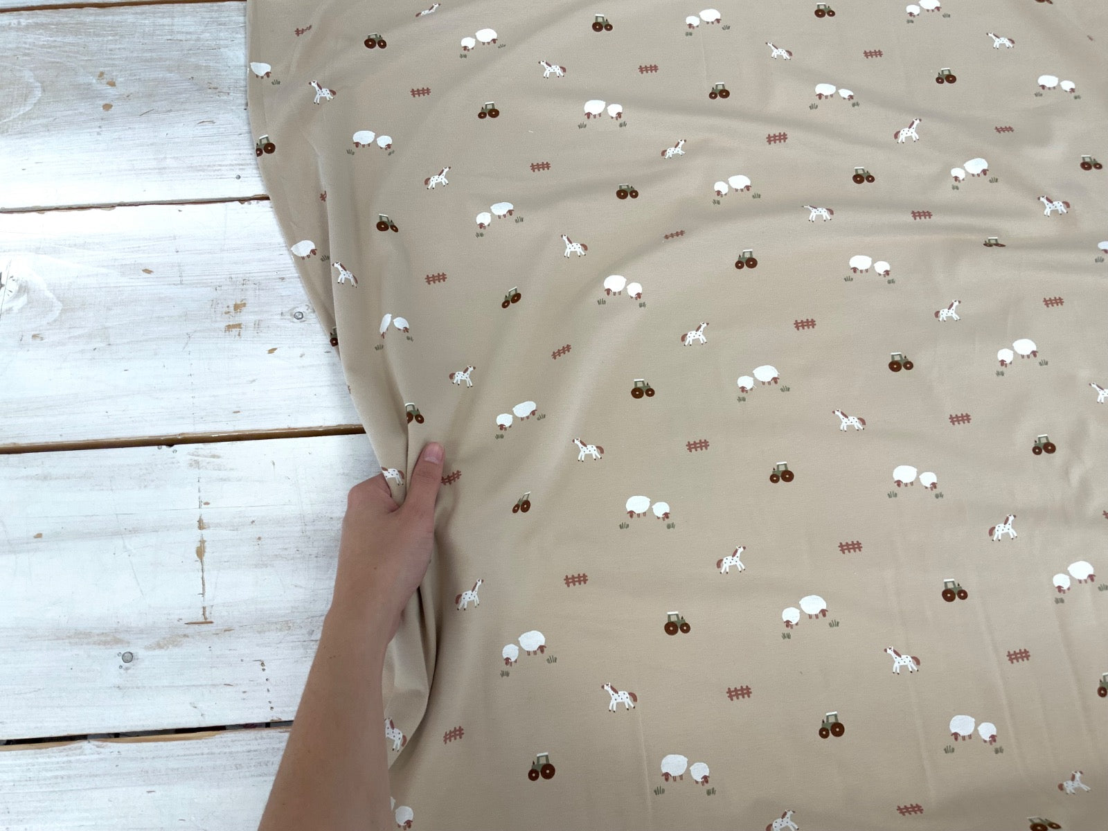 C823 On the Farm Jersey Beige