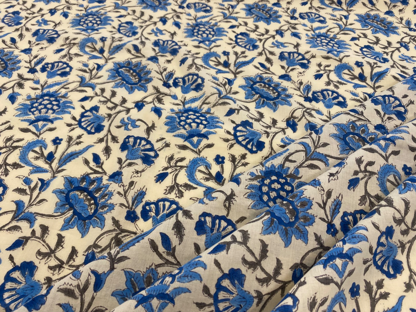 Taj Floral block print Tex ex 2908