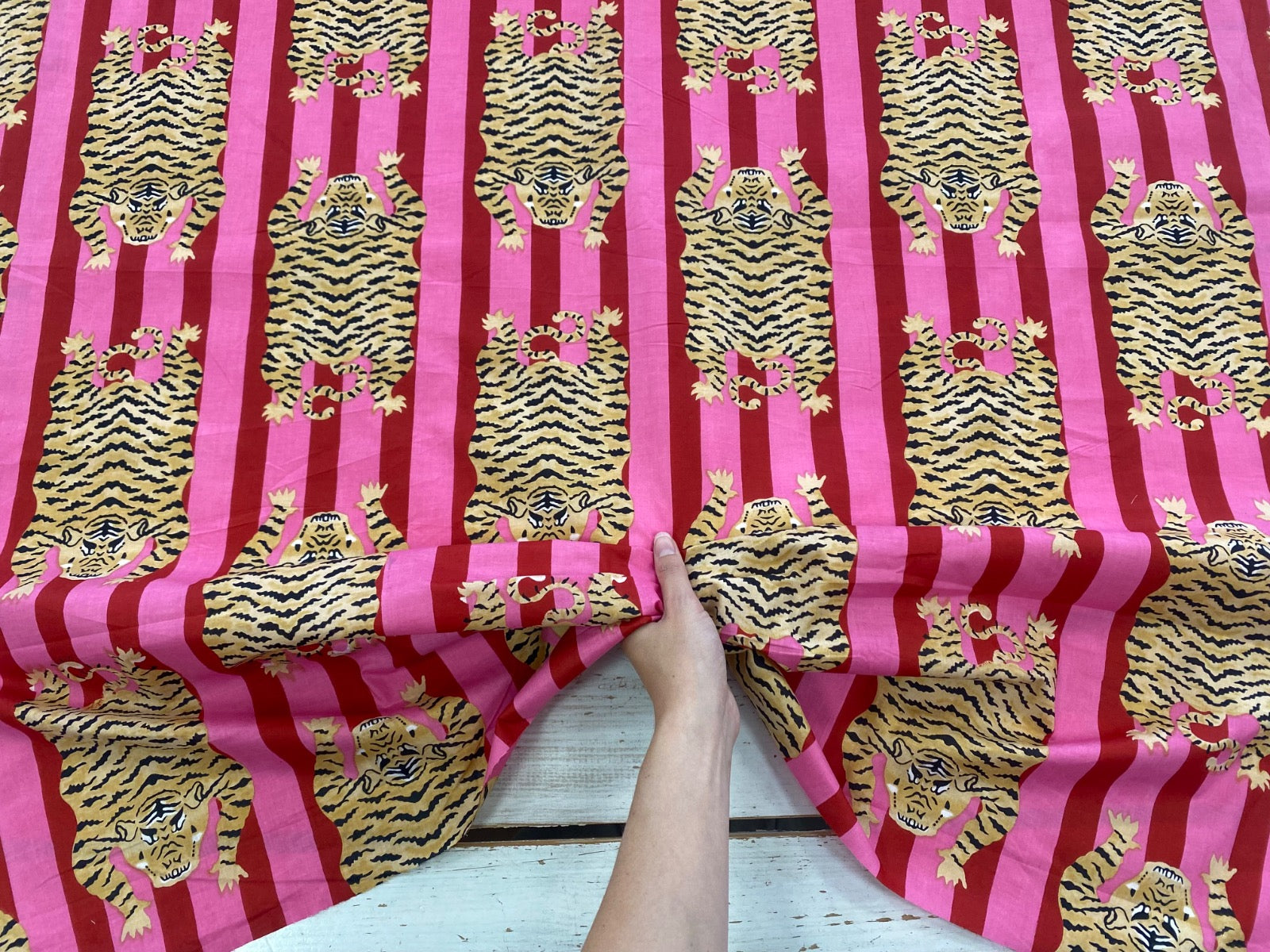 The tiger stripe Indian print Tex ex 2914