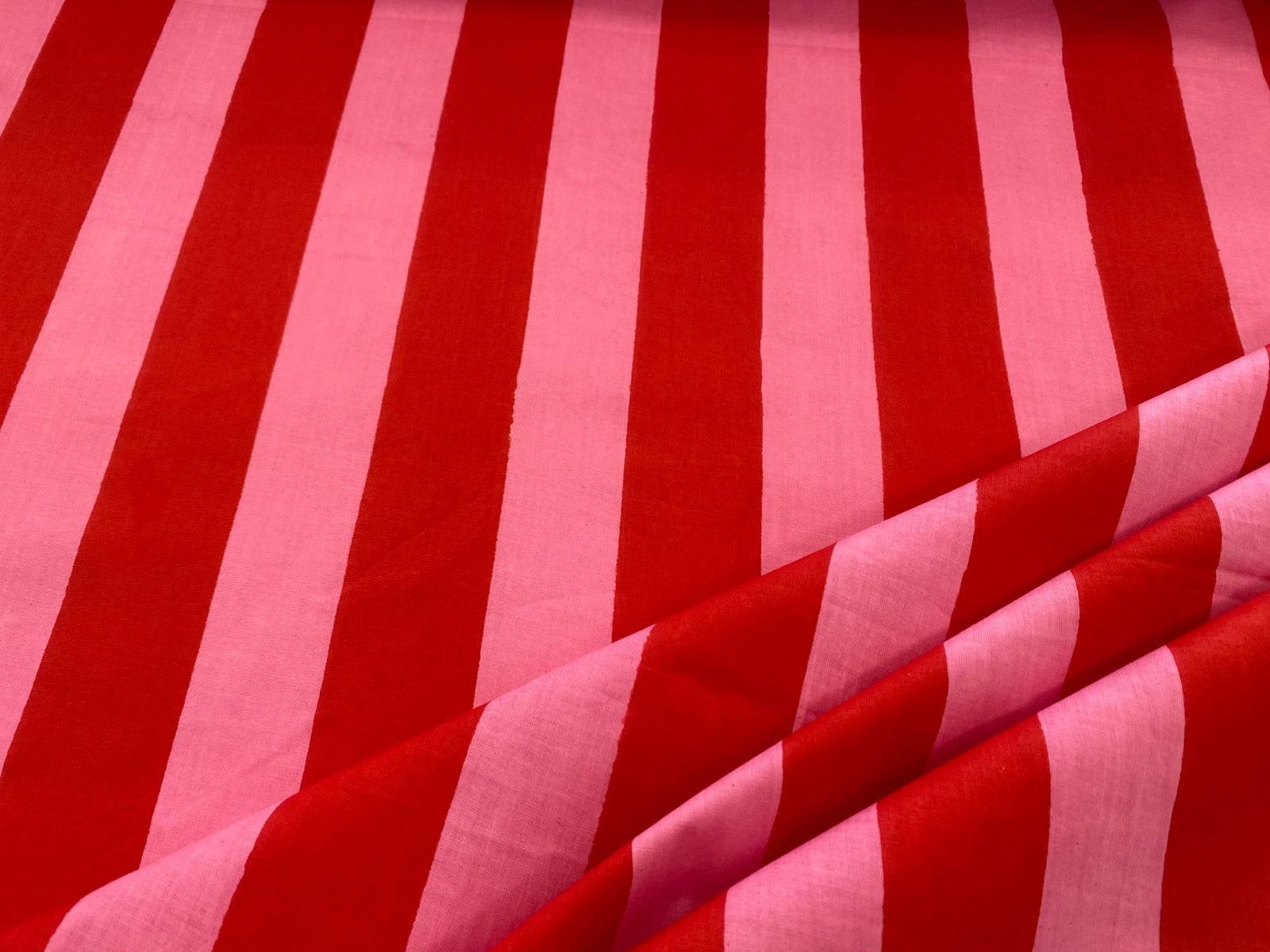 Strawberry stripe Indian print Tex ex 2916
