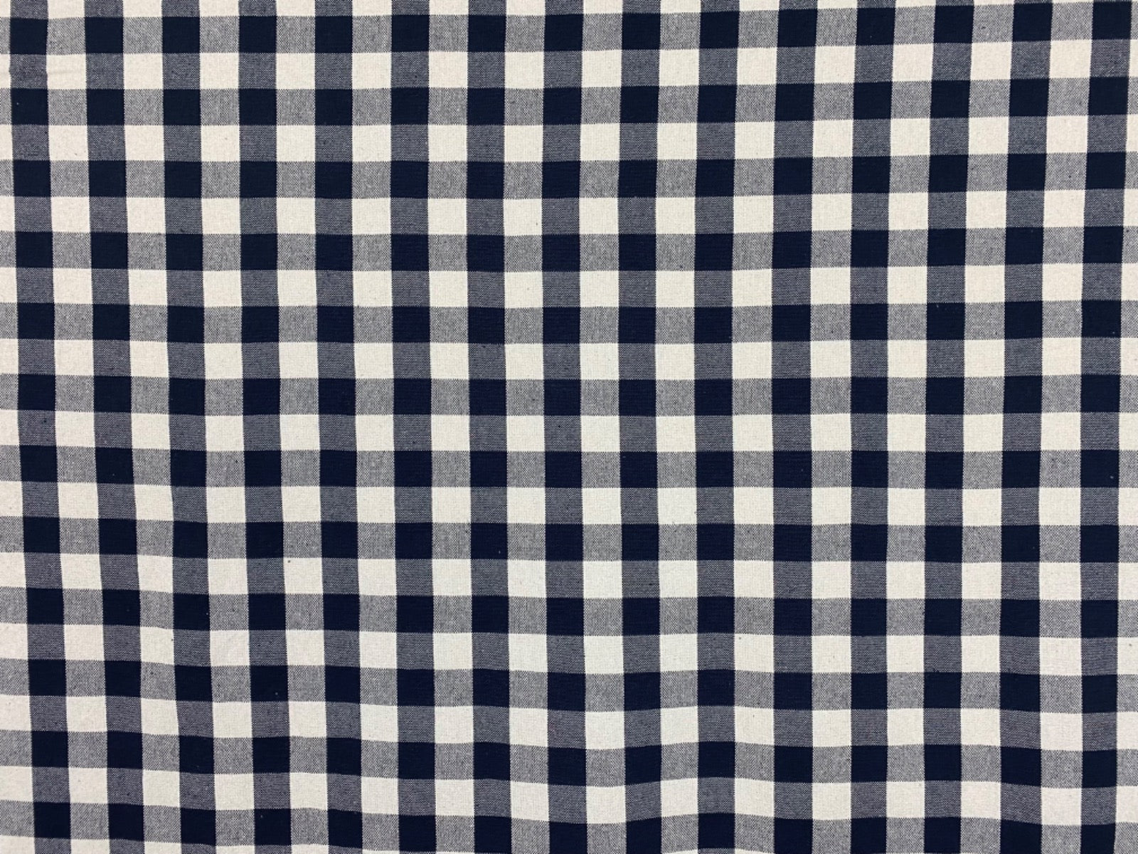 H390 Rustic Chunky Gingham Navy