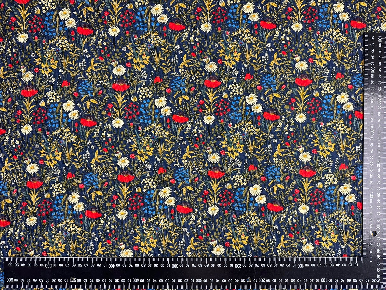I522 Wild Meadow Needlecord Navy