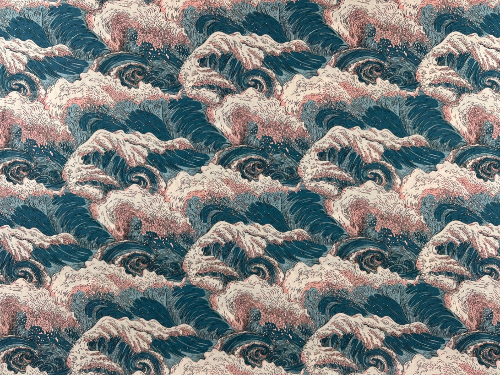 Tex Ex 2846 Tsunami waves cotton