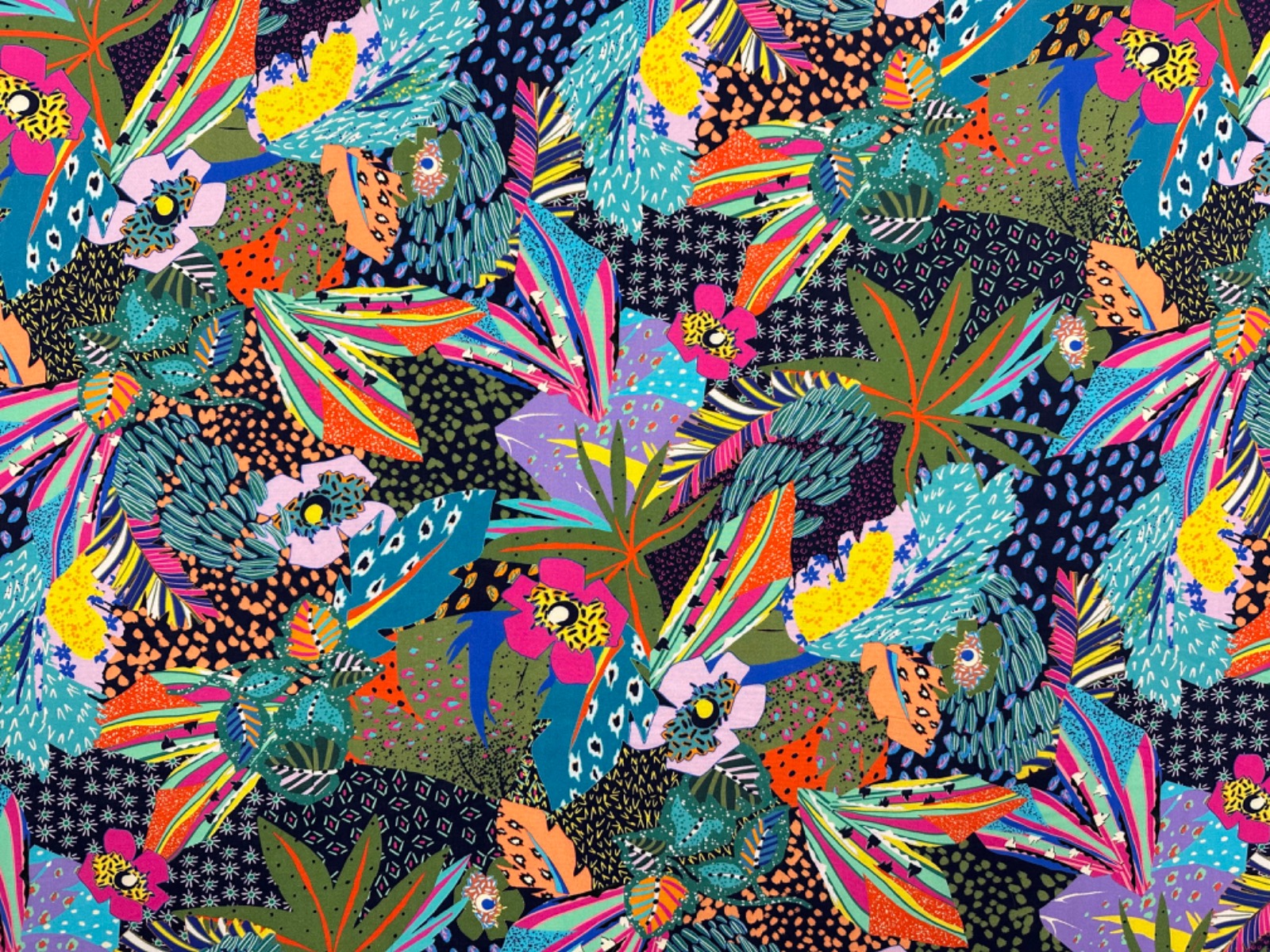 H369 90’s Jungle Viscose Multi