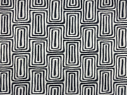 H377 Illusion Tapestry Monochrome Black White