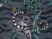 Clarke & Clarke Lemur Navy Velvet