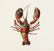 Organic Cotton Cushion Panel Sea Life Lobster