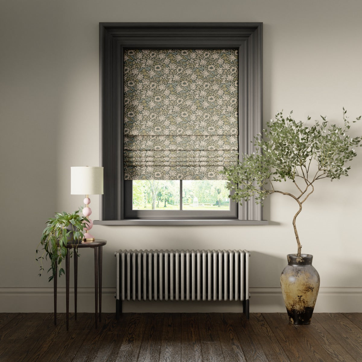 Clarke & Clarke Mallow Slate Dove