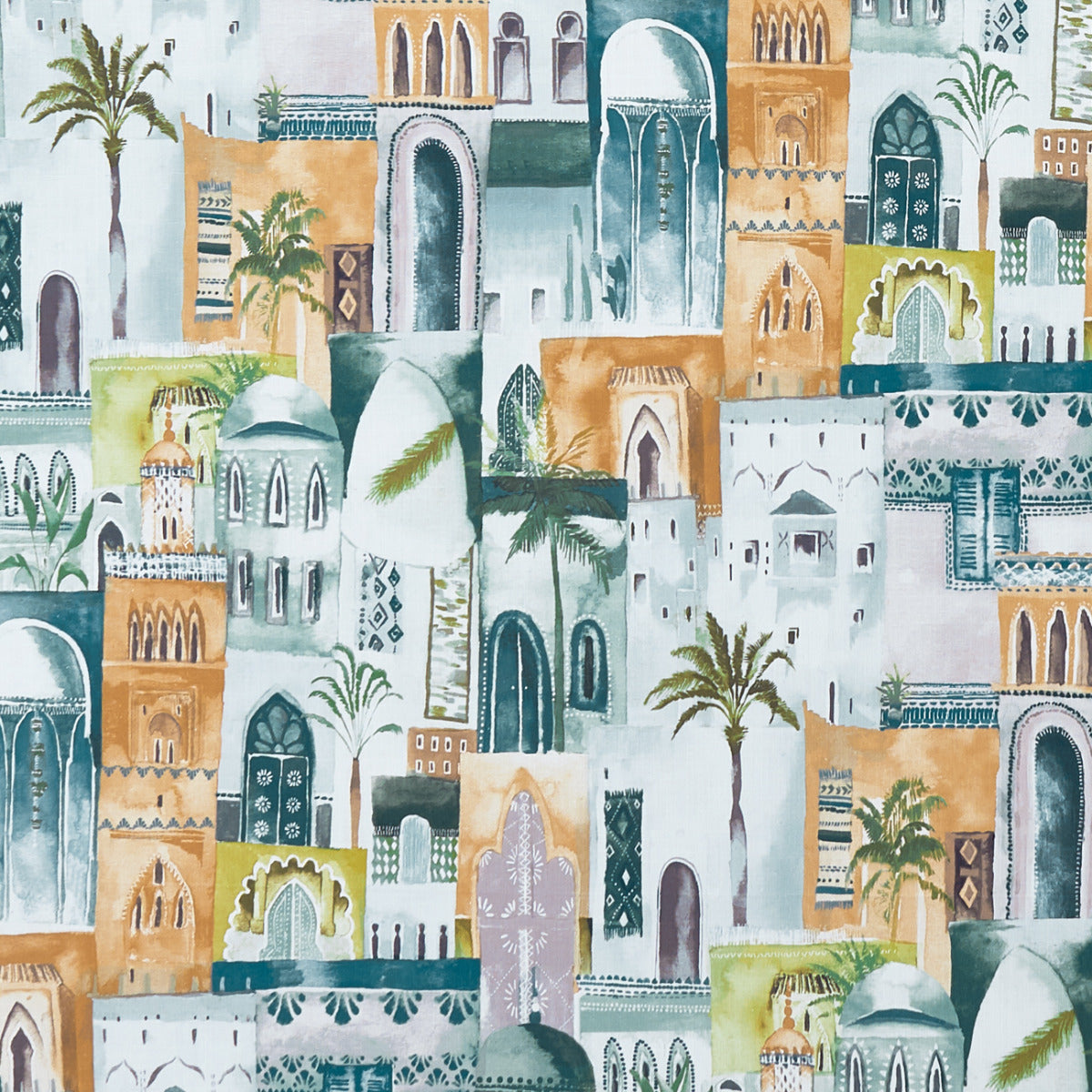 Clarke & Clarke Marrakech Teal Spice
