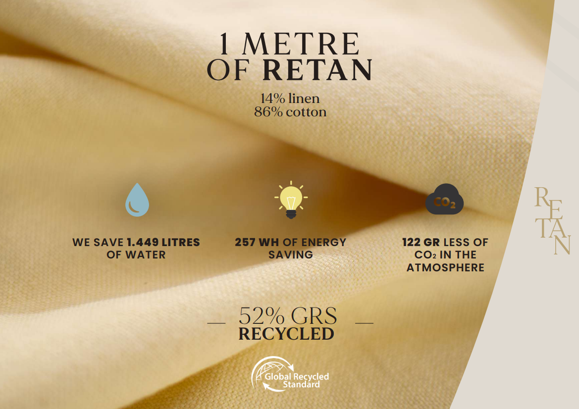 V04 Eco Range Recycled Linen Mix Silver