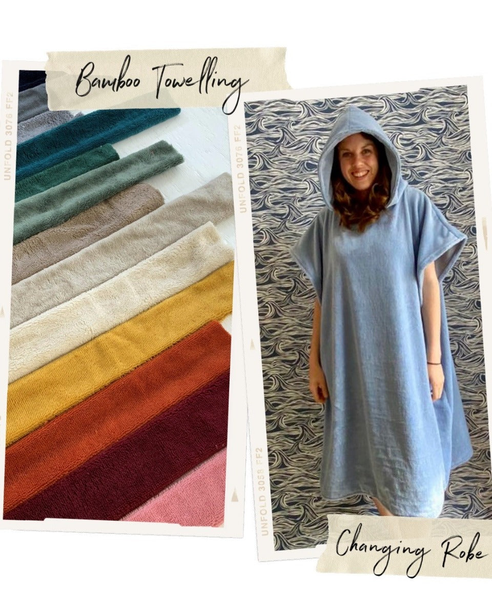 NEW Bamboo Towelling Taupe B306