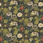 Clarke & Clarke Passiflora Noir Velvet