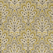 Clarke & Clarke Persia Charcoal Ochre