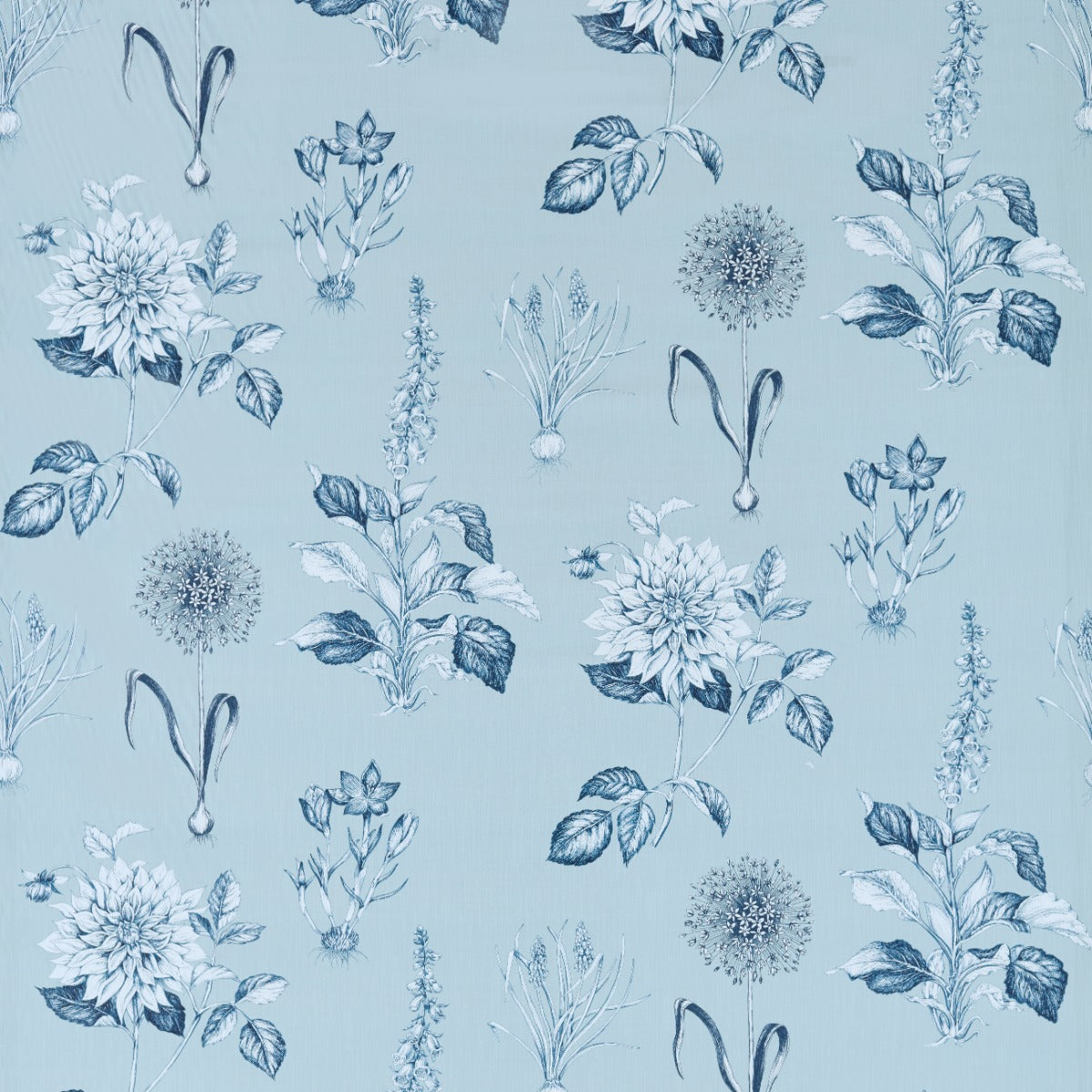 Clarke & Clarke Roseraie Denim