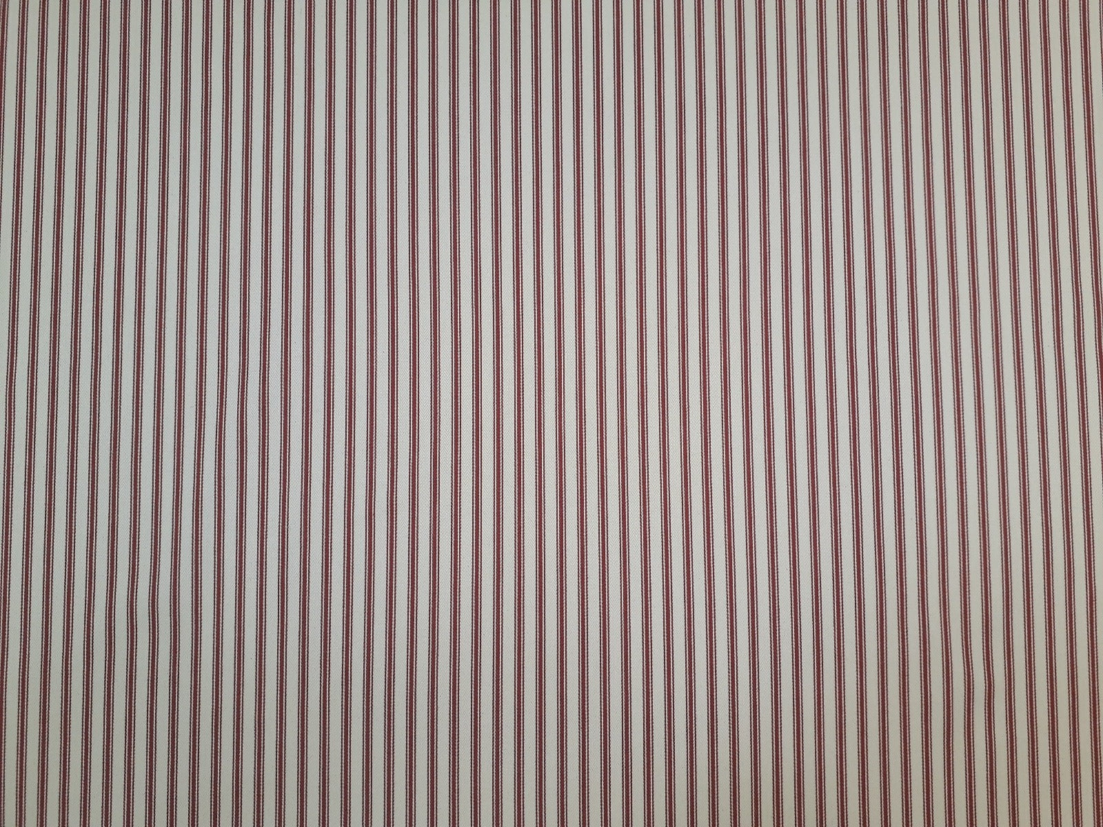 French Woven Ticking Red S4