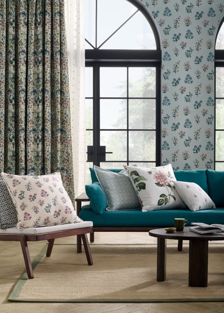 Clarke & Clarke Leiden Blush/Sage