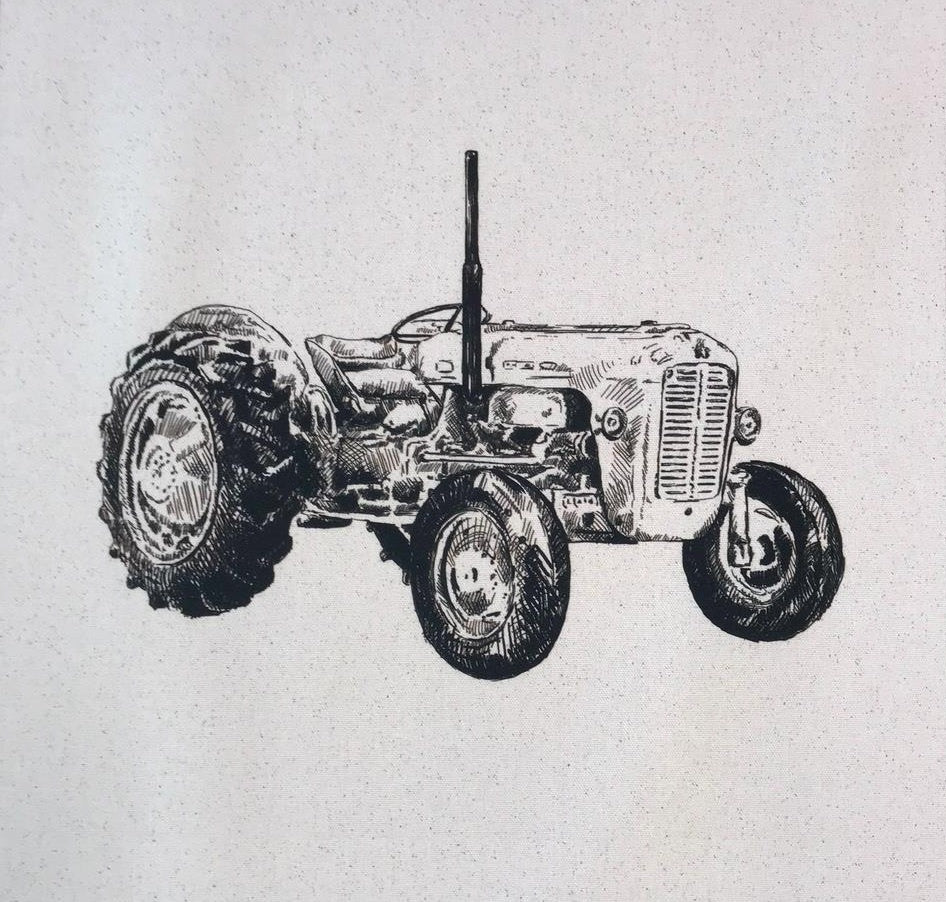 Organic Cotton Cushion Panel Tractor