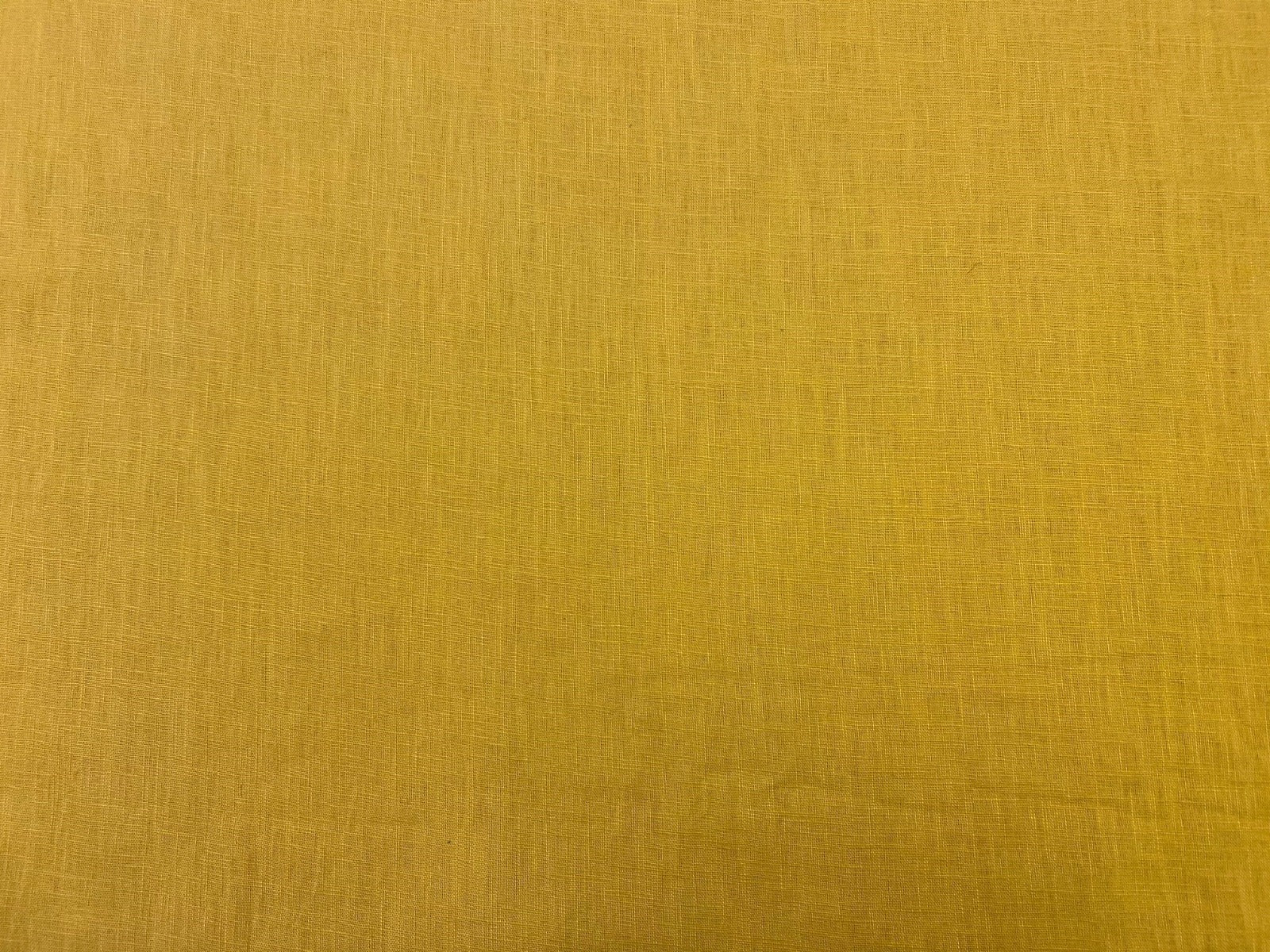 Eco Washed Linen Mustard C514