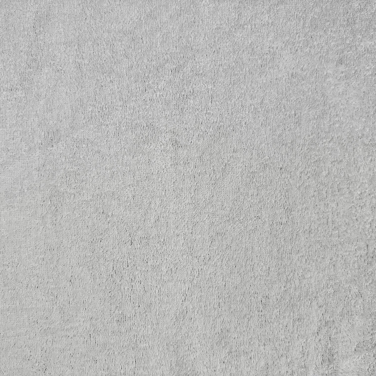 White cotton towelling fabric