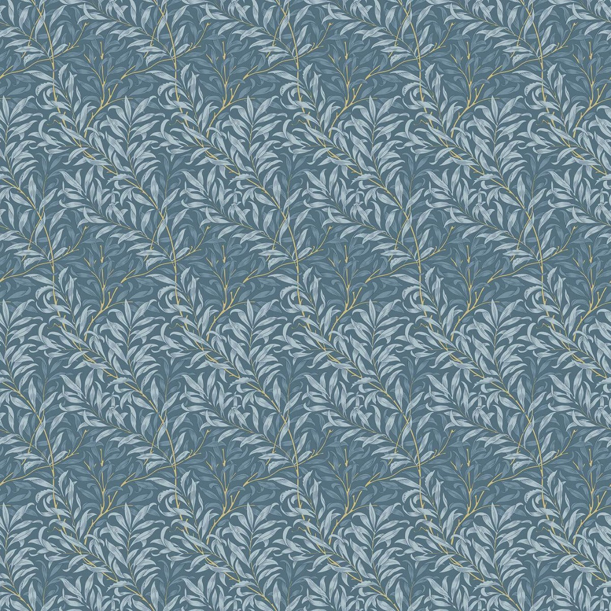 Clarke & Clarke Willow Boughs Denim