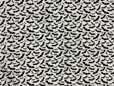 C712 Flying Bats Poly Cotton