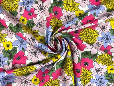 C812 Graphic Garden Cotton Poplin Multi